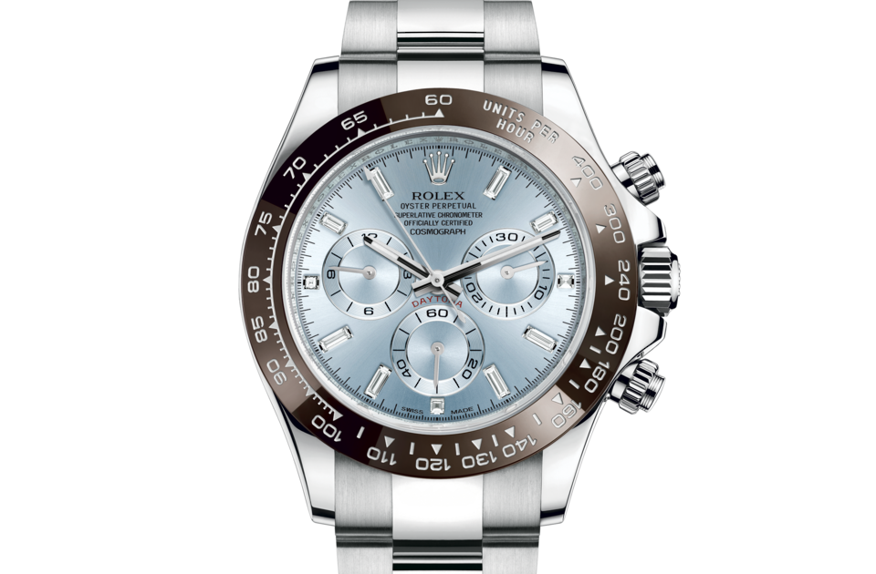 Cosmograph Daytona 40mm Platinum Ice-Blue Dial m116506-0002