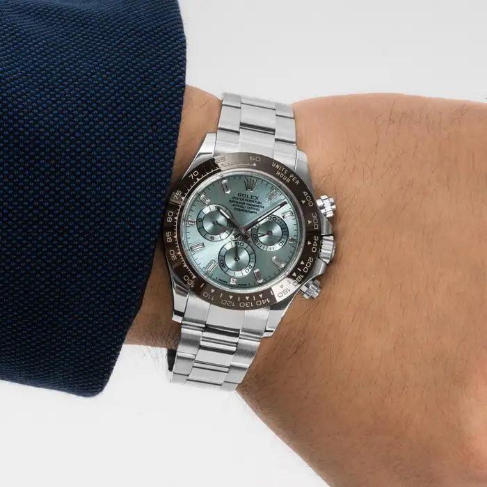 Cosmograph Daytona 40mm Platinum Ice-Blue Dial m116506-0002
